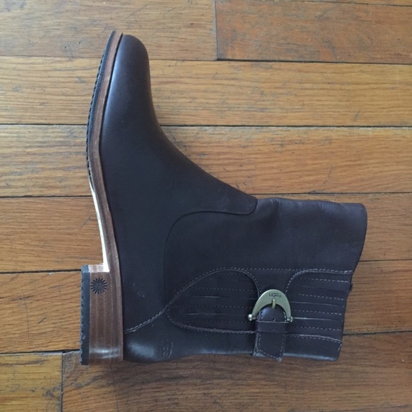 UGG Australia Finnegan espresso leather boots - Picture 6 of 7